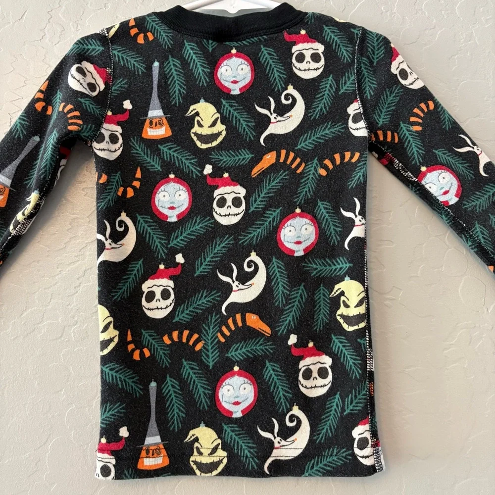 Hanna Andersson Disney The Nightmare Before Christmas HannaJams Pajama Set sz 4